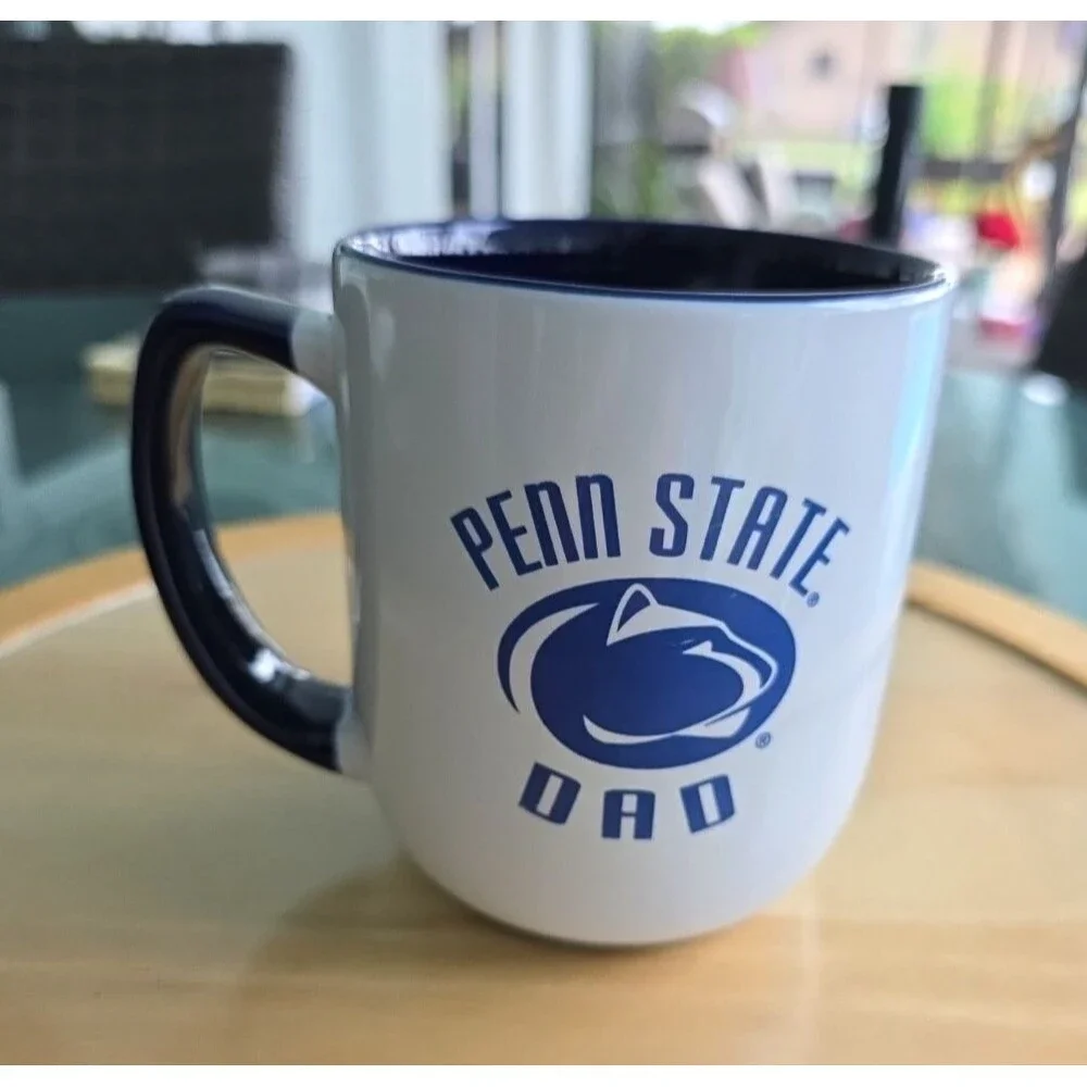 Penn State  Dad Nittany Lions Logo'd White Ceramic Mug